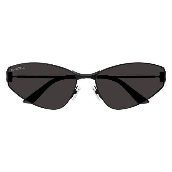 New BALENCIAGA Everyday Black Cat Eye BB0335S 001 Sunglasses Women - Picture 2 of 4